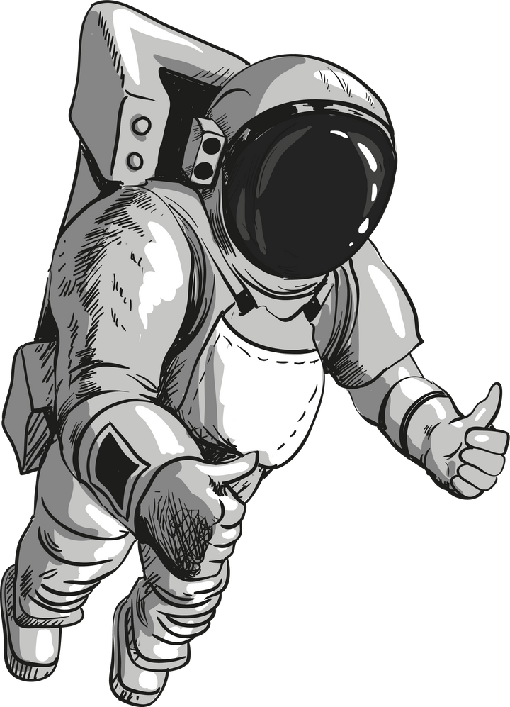 Space Astronaut Illustration