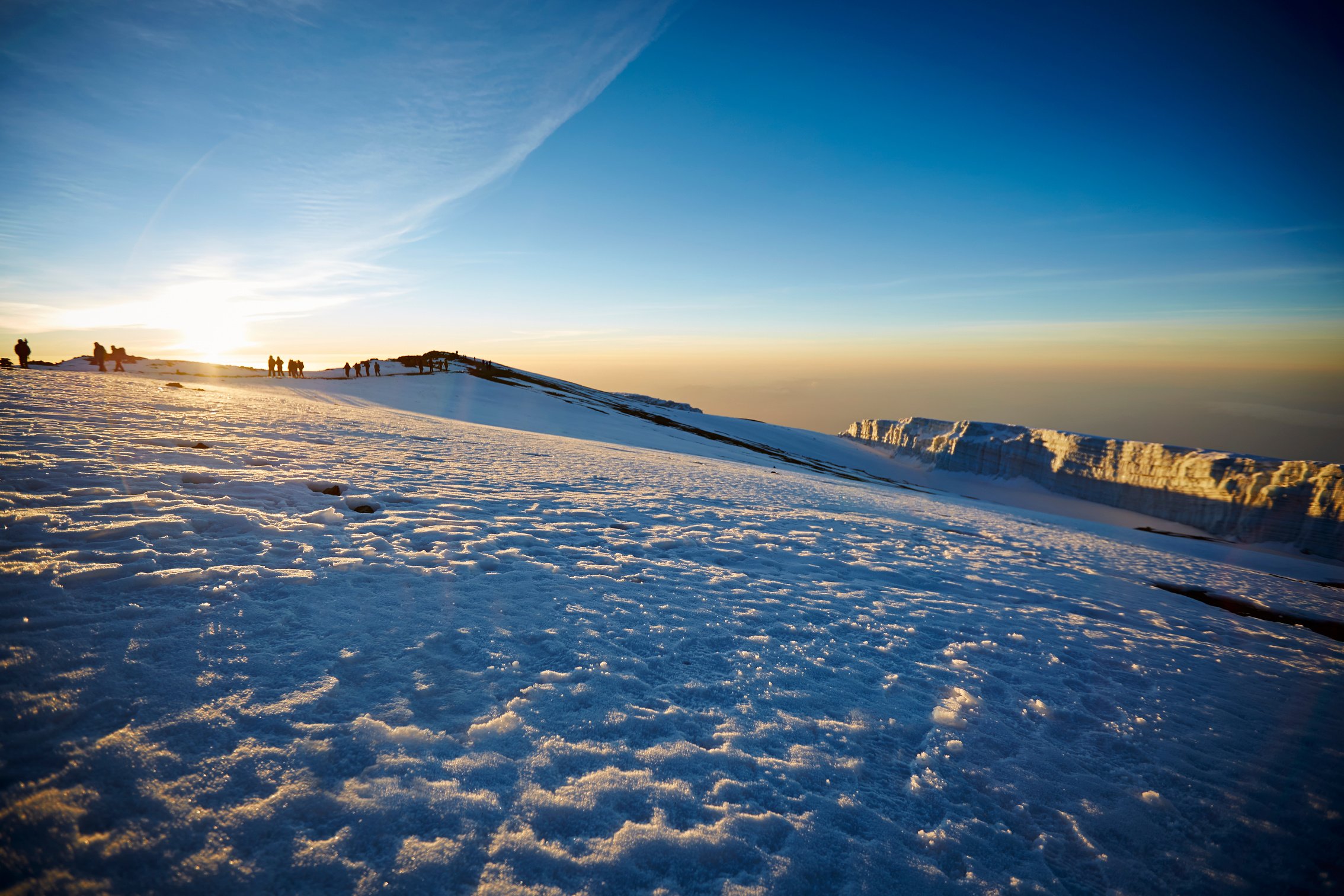 Mt Kilimanjaro route to the summit