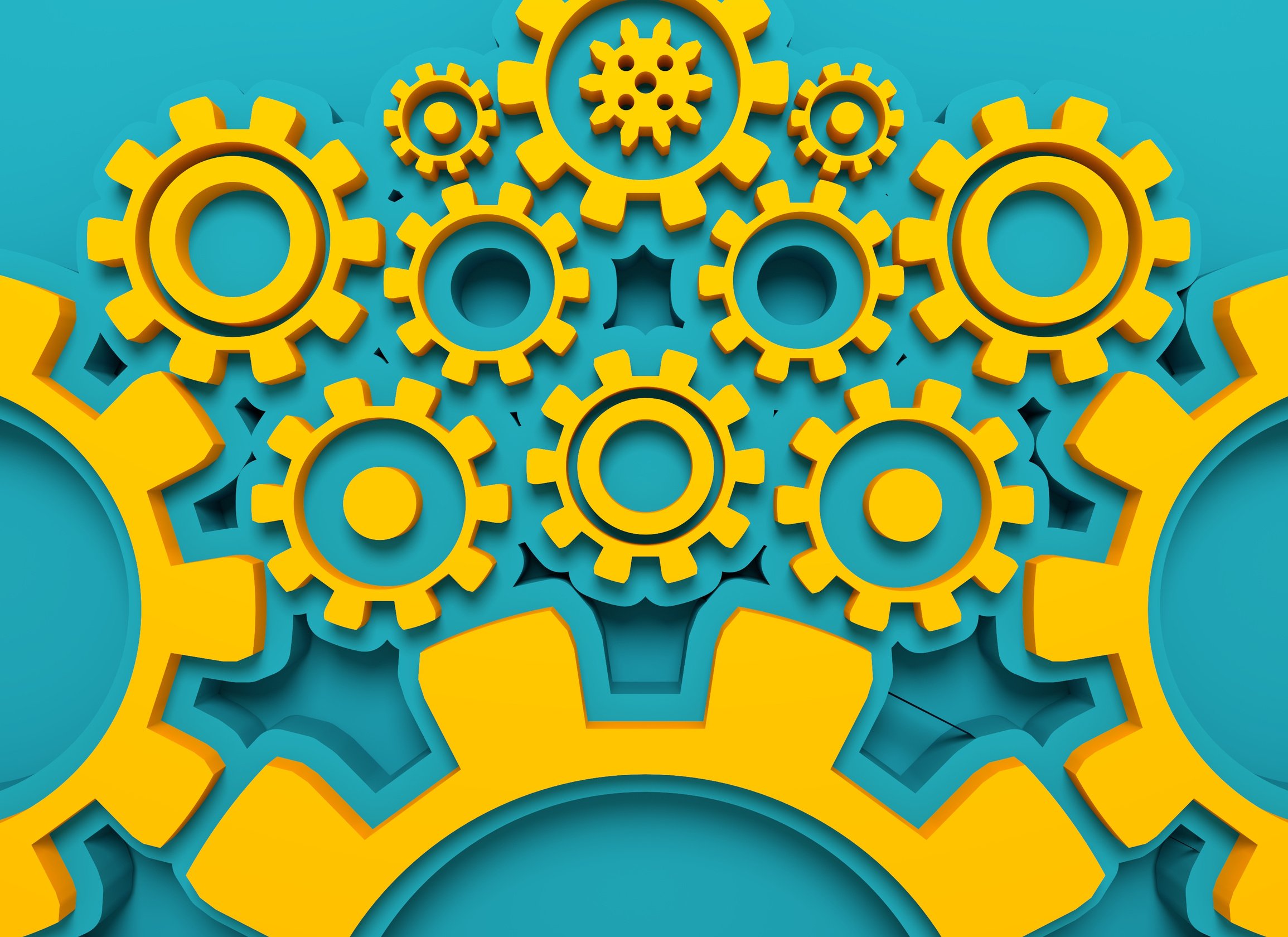 cog wheels background