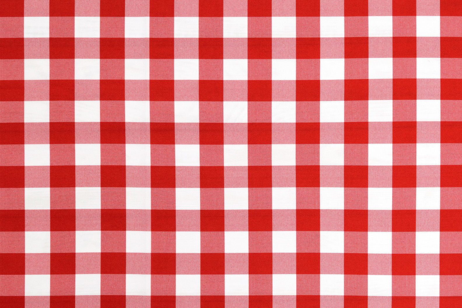 Red Checked Tablecloth